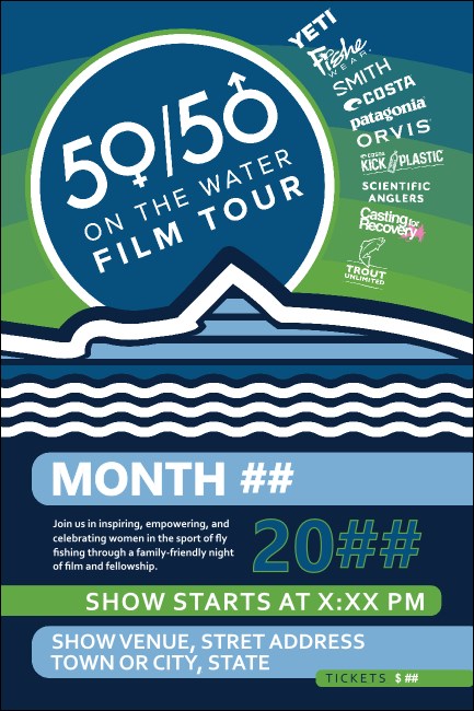 5050 Film Tour Poster Product Front